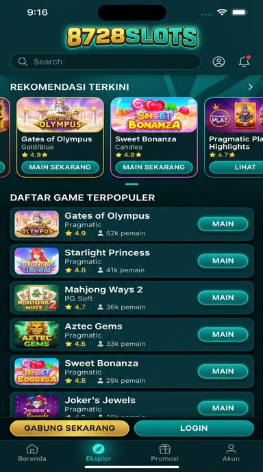 Indeks Aplikasi Populer 8728slots — Temukan untuk Semua Kebutuhan