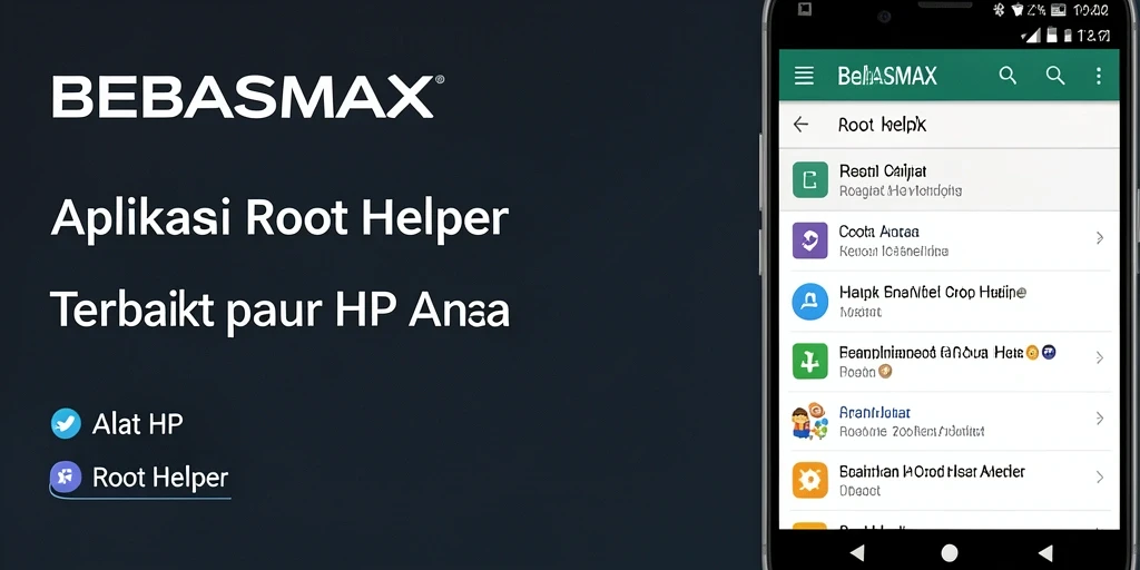 Tampilan antarmuka utama BEBASMAX yang sederhana dan fungsional.