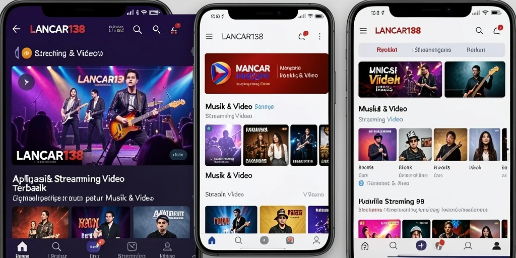 Tampilan antarmuka aplikasi LANCAR138 yang user-friendly dan menarik.