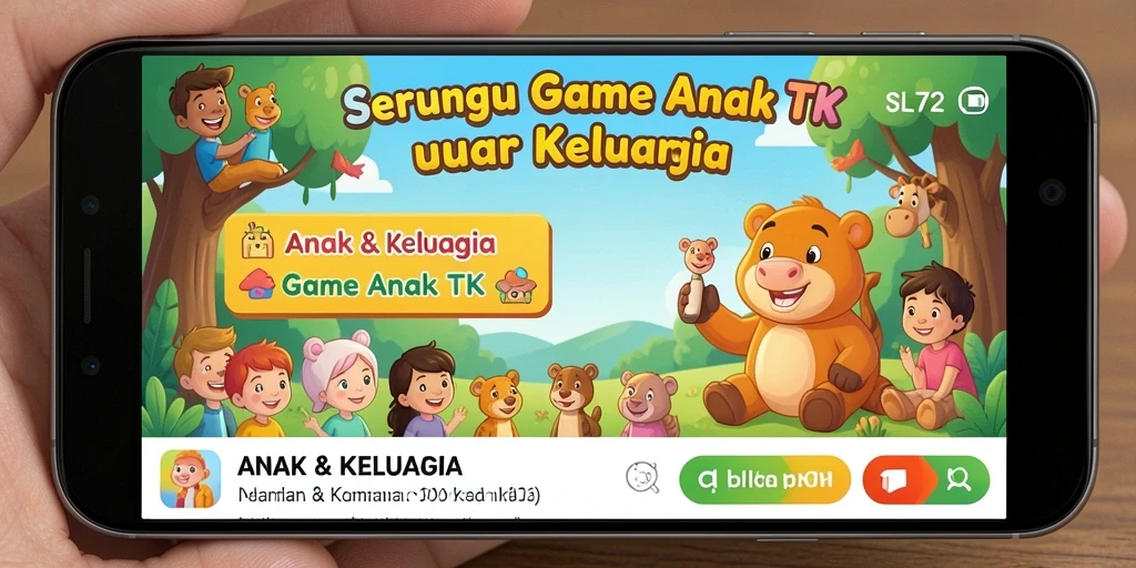 Antarmuka ceria SL72 yang cocok untuk anak-anak.