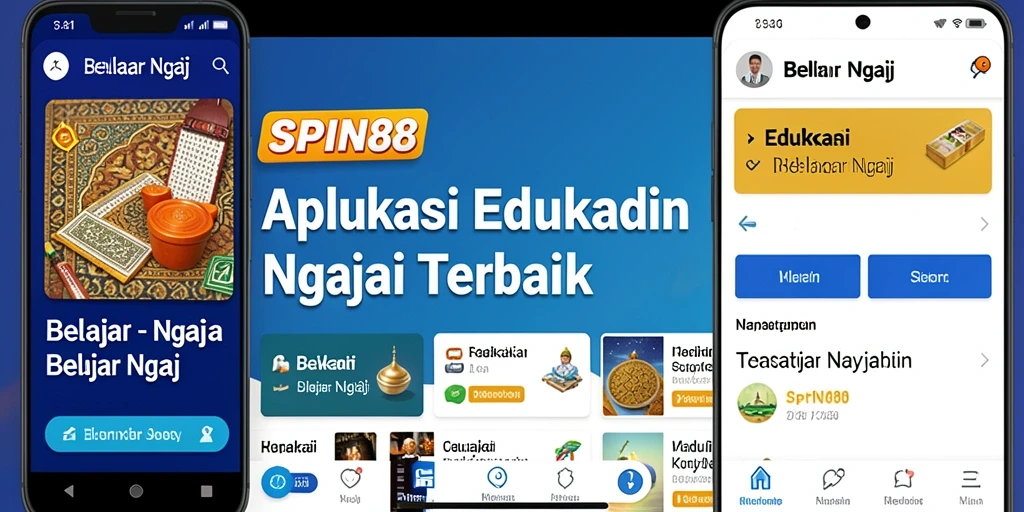 Tampilan antarmuka aplikasi SPIN88 yang menarik dan interaktif.